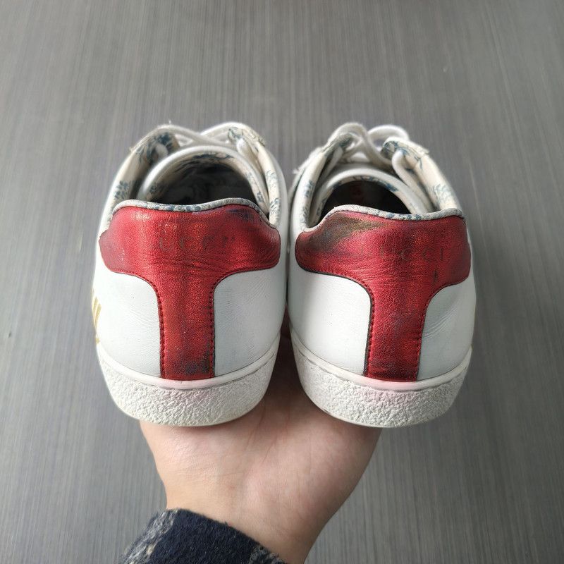 Gucci Gucci Ace Floral Print Sneakers Size US 10.5 / EU 43-44 - 3 Thumbnail
