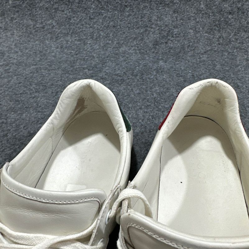 Gucci Gucci Ace Tiger Embroidery Low-Top Sneakers Size US 9.5 / EU 42-43 - 11 Thumbnail