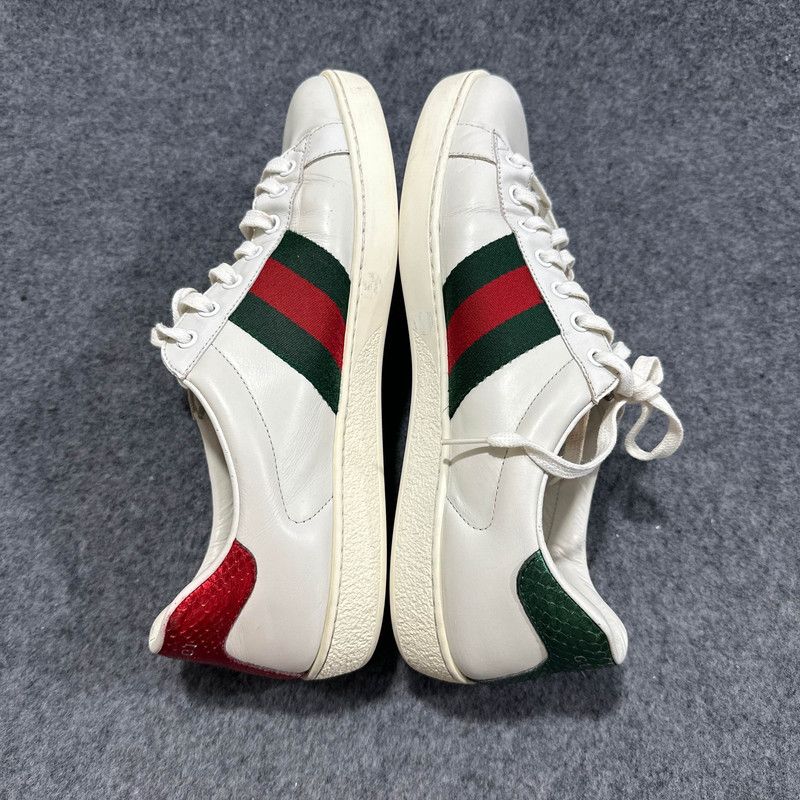 Gucci Gucci Ace Tiger Embroidery Low-Top Sneakers Size US 9.5 / EU 42-43 - 2 Thumbnail