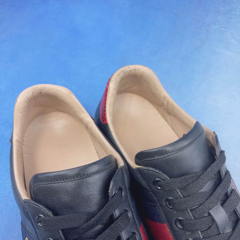 Gucci Gucci ACE Bee Embroidered Sneakers for Men Size US 7.5 / EU 40-41 - 9 Thumbnail