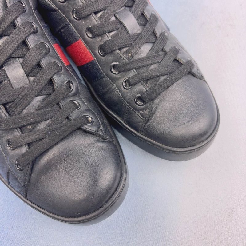 Gucci Gucci ACE Bee Embroidered Sneakers for Men Size US 7.5 / EU 40-41 - 8 Thumbnail