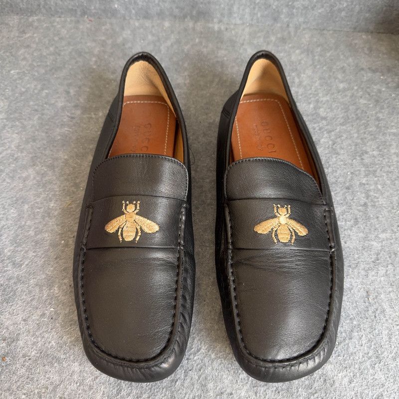 Gucci Gucci Black Bee Embroidered Casual Shoes Size US 9.5 / EU 42-43 - 2 Thumbnail