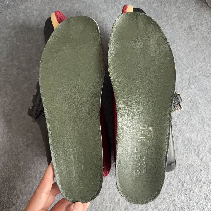 Gucci Gucci Leather Lace-Up Low-Top Sneakers for Men Size US 8.5 / EU 41-42 - 7 Thumbnail