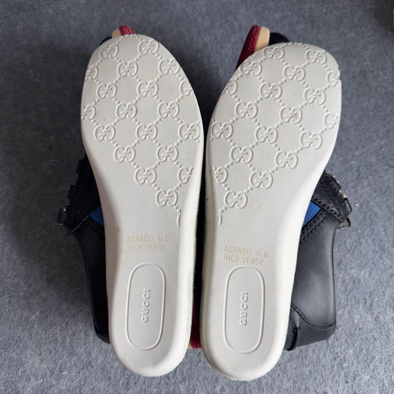 Gucci Gucci Leather Lace-Up Low-Top Sneakers for Men Size US 8.5 / EU 41-42 - 8 Thumbnail