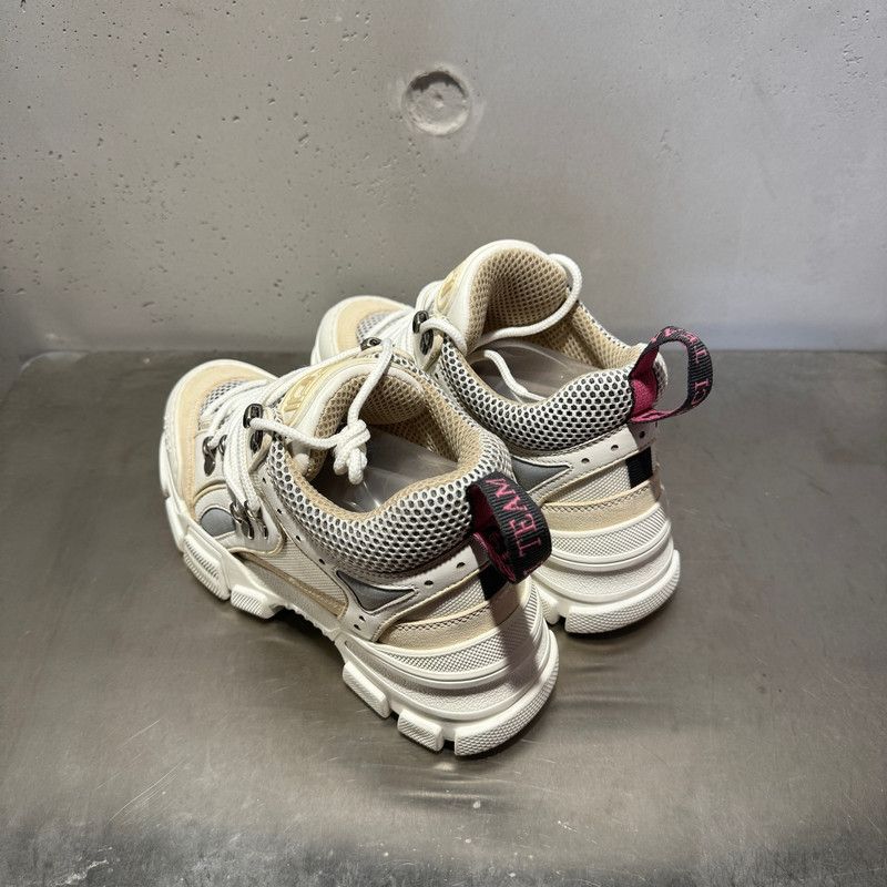 Gucci Gucci Classic Logo Mesh Casual Sneakers Size US 5.5 / EU 38 - 10 Thumbnail