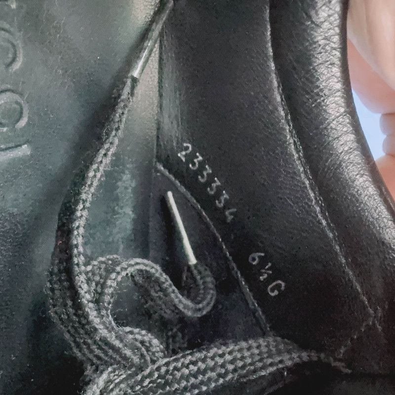 Gucci Gucci Black Leather Casual Sneakers Size US 8.5 / EU 41-42 - 5 Thumbnail