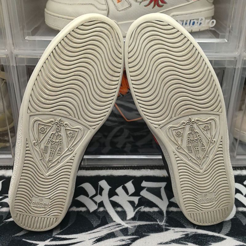 Gucci Gucci High-Top ACE Sneakers in Black Size US 9 / EU 42 - 4 Thumbnail