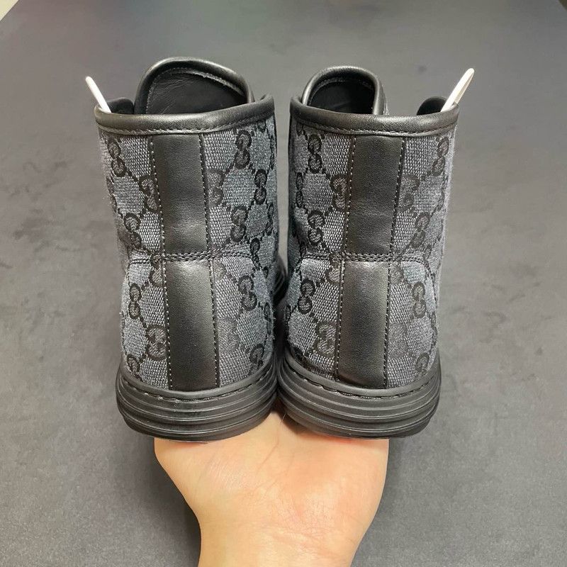 Gucci Gucci Vintage GG Canvas High-Top Sneakers Size US 7.5 / EU 40-41 - 3 Thumbnail