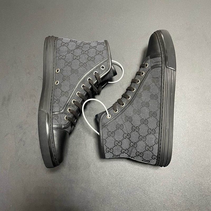 Gucci Gucci Vintage GG Canvas High-Top Sneakers Size US 7.5 / EU 40-41 - 11 Thumbnail