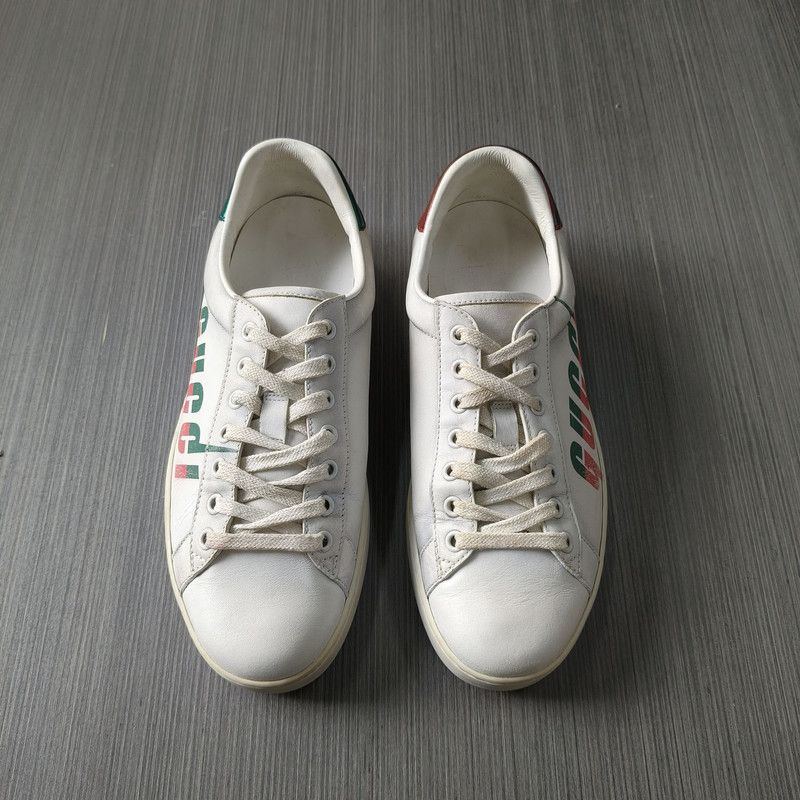 Gucci Gucci Ace Blade Vintage Sneakers for Men Size US 8.5 / EU 41-42 - 2 Thumbnail
