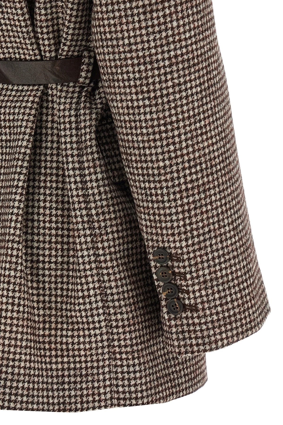Houndstooth blazer