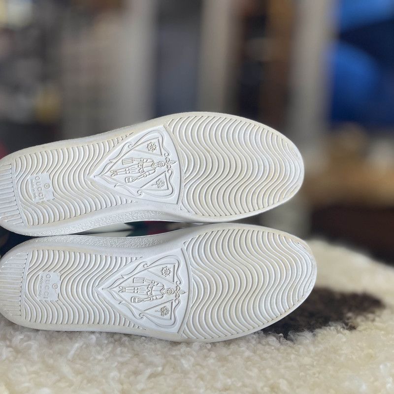 Gucci Gucci Ace White Tiger Embroidered Sneakers Size US 8 / EU 41 - 4 Thumbnail