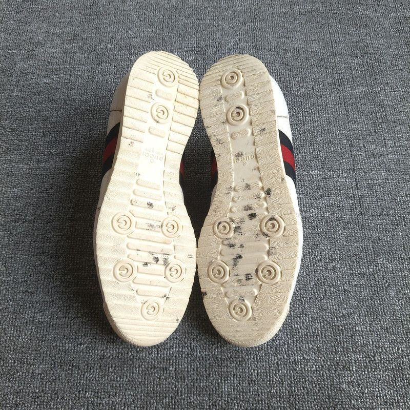 Gucci Gucci White GG Pattern Leather Sneakers Size US 8 / EU 41 - 4 Thumbnail