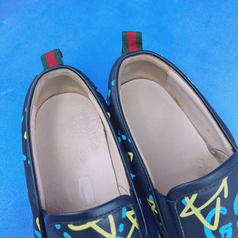 Gucci Gucci Leather Fashion Slip-On Low-Top Sneakers Size US 8.5 / EU 41-42 - 9 Thumbnail