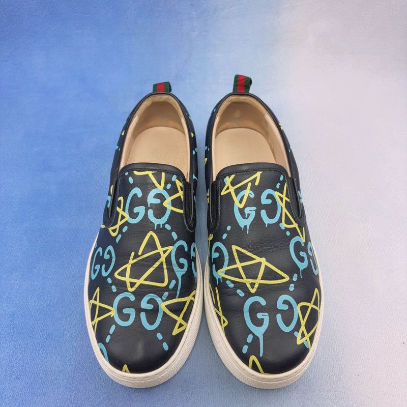 Gucci Gucci Leather Fashion Slip-On Low-Top Sneakers Size US 8.5 / EU 41-42 - 2 Thumbnail