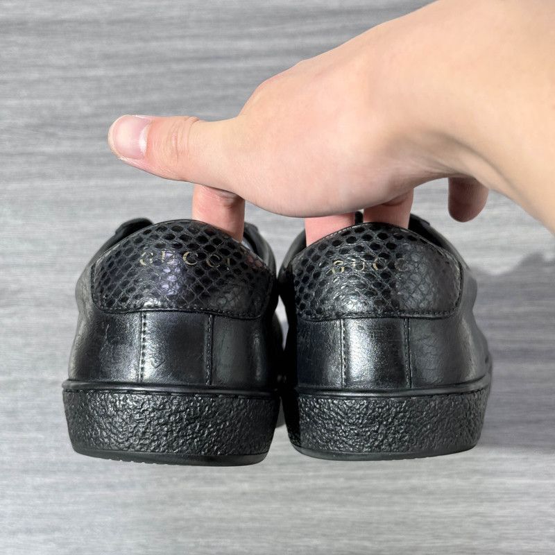 Gucci Gucci Low-top Fashion Sneakers in Black Blue Size US 8 / EU 41 - 3 Thumbnail