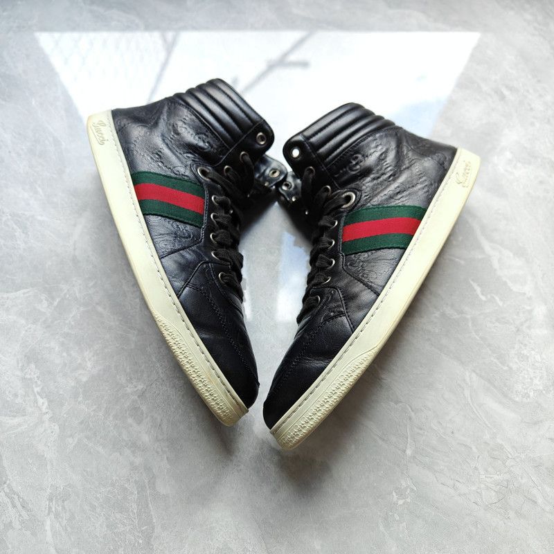 Gucci Gucci Colorblock High-Top Sneakers for Men Size US 9 / EU 42 - 10 Thumbnail
