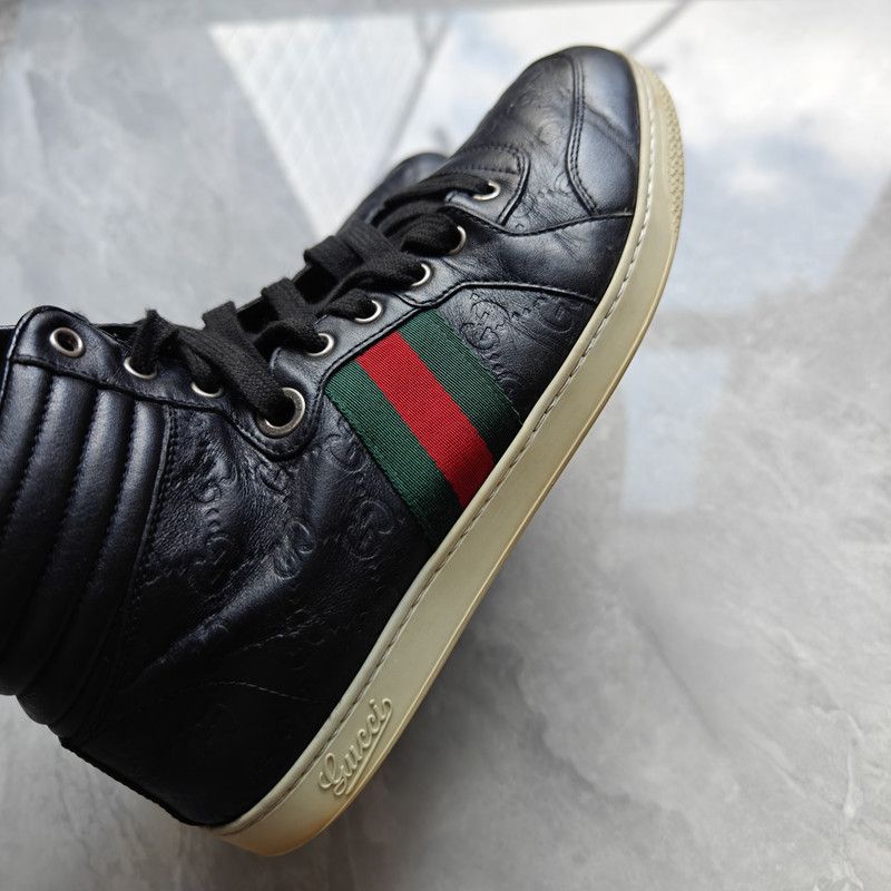 Gucci Gucci Colorblock High-Top Sneakers for Men Size US 9 / EU 42 - 9 Thumbnail