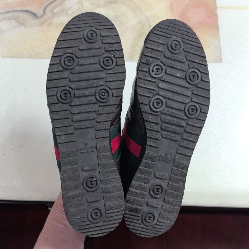 Gucci Gucci Leather Low-Top Casual Shoes for Men Size US 8.5 / EU 41-42 - 4 Thumbnail