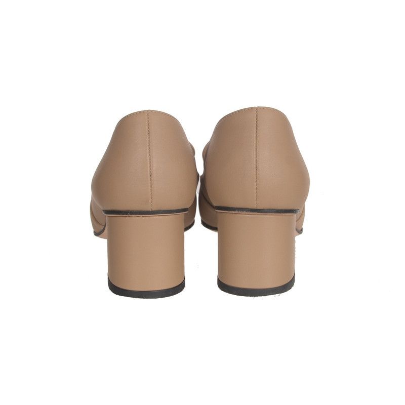 Gucci Gucci Leather Horsebit Block Heel Loafers Size US 5.5 / EU 38 - 4 Thumbnail