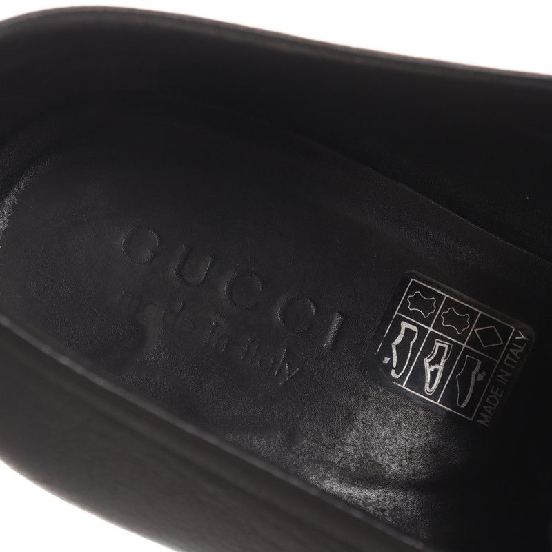 Gucci Gucci Black Leather Casual Shoes for Men Size US 8.5 / EU 41-42 - 9 Thumbnail