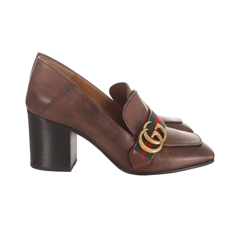Gucci Gucci Brown Leather High Heels Size US 7.5 / EU 40-41 - 3 Thumbnail