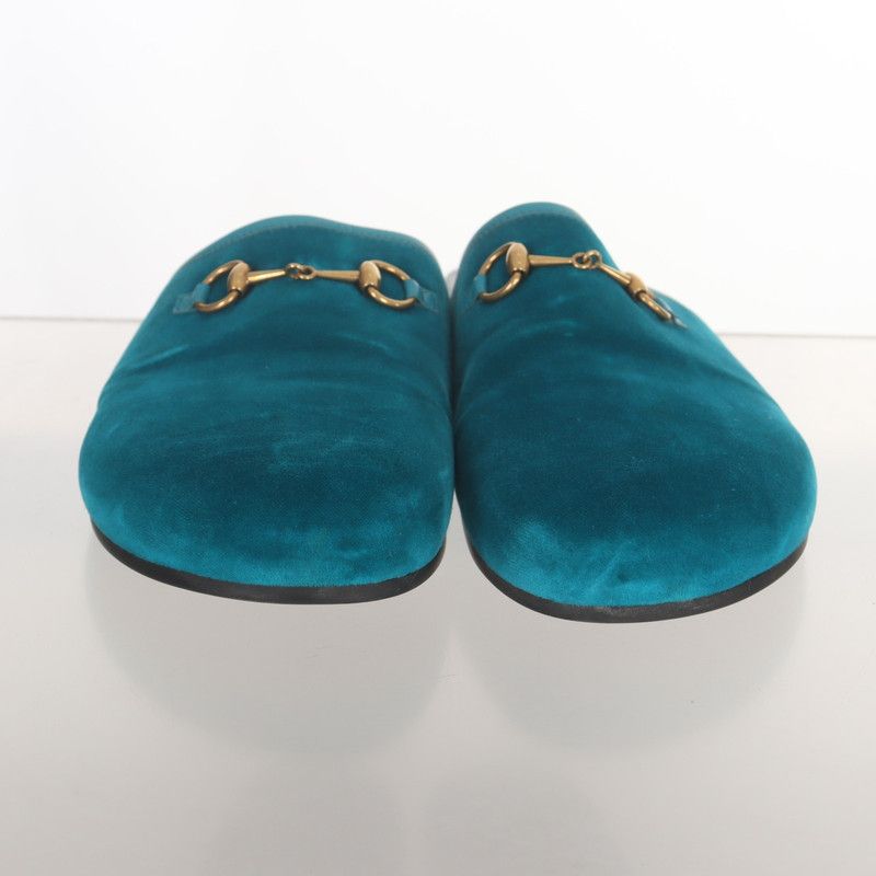 Gucci Gucci Suede Casual Slides in Lake Blue Size US 6.5 / EU 39-40 - 2 Thumbnail