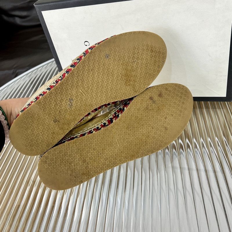 Gucci Gucci Golden Fisherman Shoes with Signature Stripes Size US 6.5 / EU 39-40 - 4 Thumbnail
