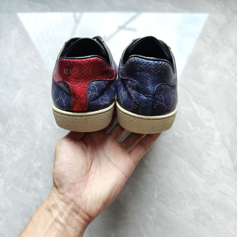 Gucci Gucci Retro Canvas Leather Athletic Sneakers Size US 7.5 / EU 40-41 - 3 Thumbnail