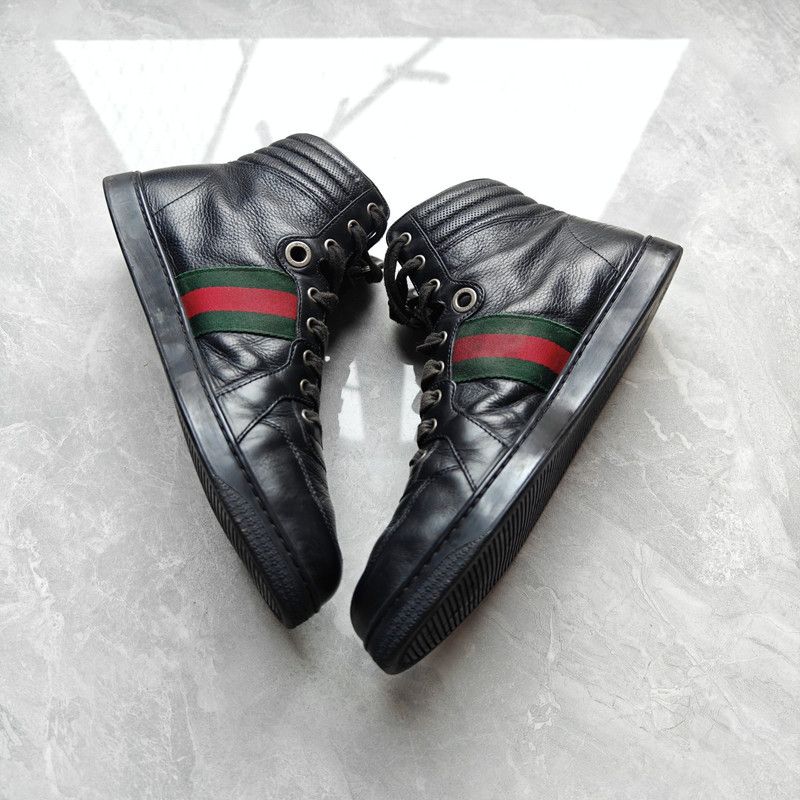 Gucci Gucci Color-Blocked High-Top Sneakers Size US 8.5 / EU 41-42 - 11 Thumbnail