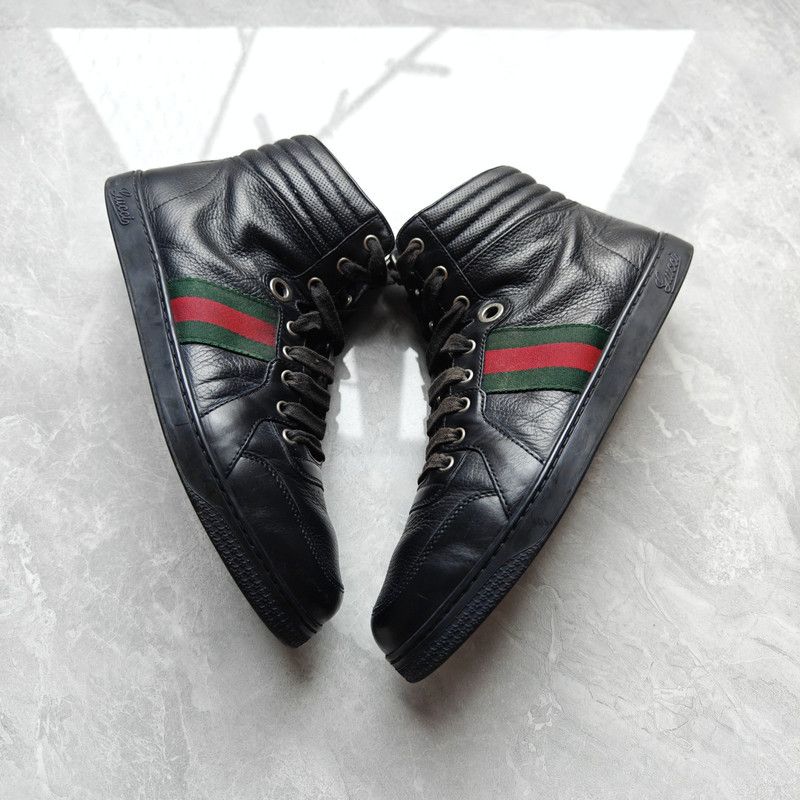 Gucci Gucci Color-Blocked High-Top Sneakers Size US 8.5 / EU 41-42 - 10 Thumbnail