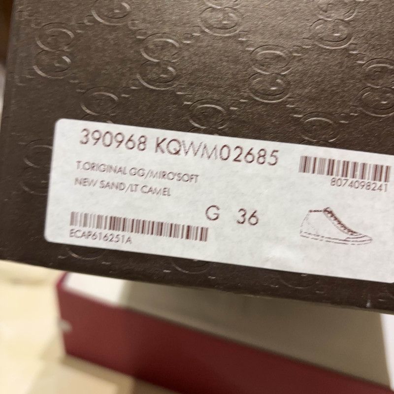 Gucci Gucci Double G Embroidered Casual High-Top Sneakers Size US 5.5 / EU 38 - 5 Thumbnail