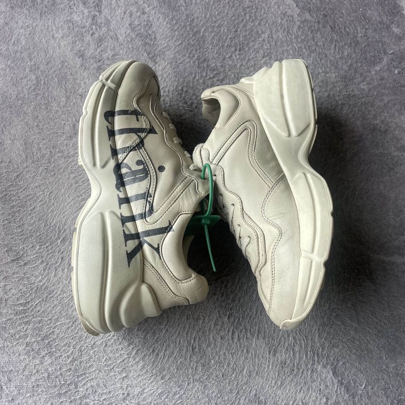 Gucci Gucci Rhyton Low-Top Dad Sneakers in Ivory Size US 8.5 / EU 41-42 - 6 Thumbnail