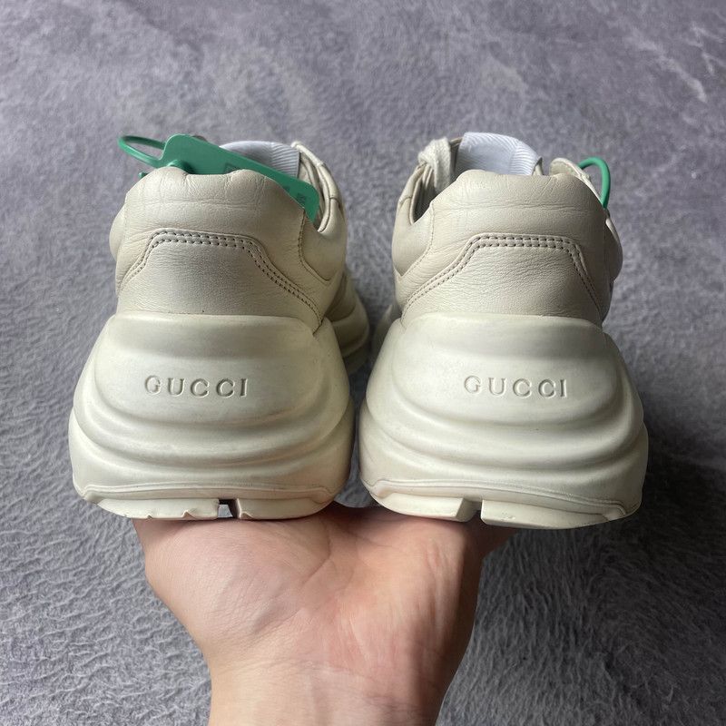 Gucci Gucci Rhyton Low-Top Dad Sneakers in Ivory Size US 8.5 / EU 41-42 - 3 Thumbnail