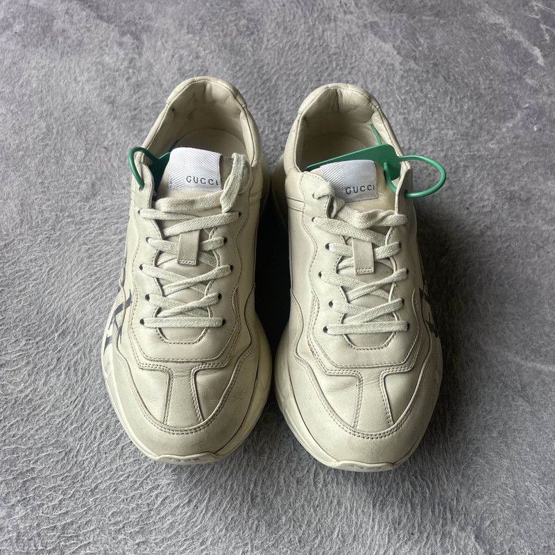 Gucci Gucci Rhyton Low-Top Dad Sneakers in Ivory Size US 8.5 / EU 41-42 - 2 Thumbnail