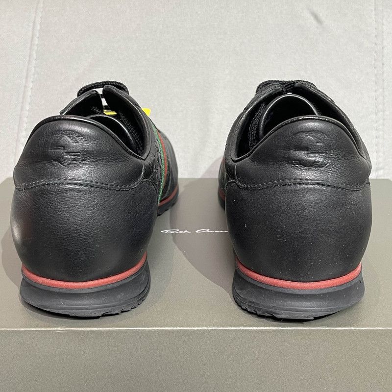 Gucci Gucci Black Leather Casual Sneakers Size US 8 / EU 41 - 3 Thumbnail