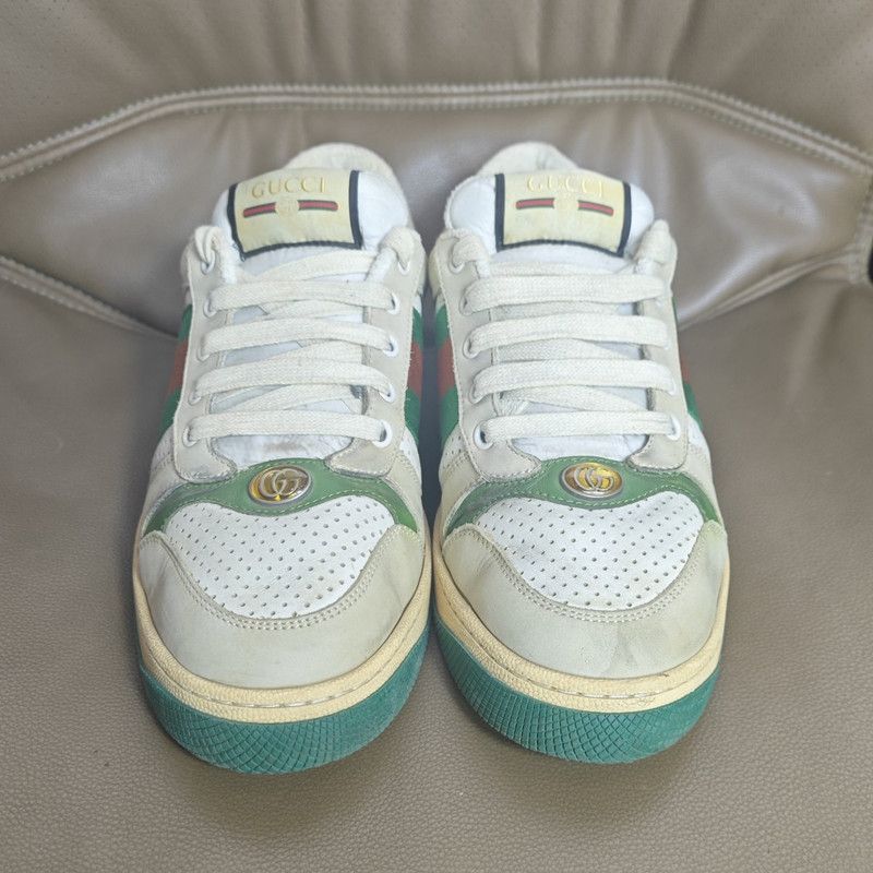Gucci Gucci Screener Vintage Leather Sneakers for Men Size US 8 / EU 41 - 2 Thumbnail