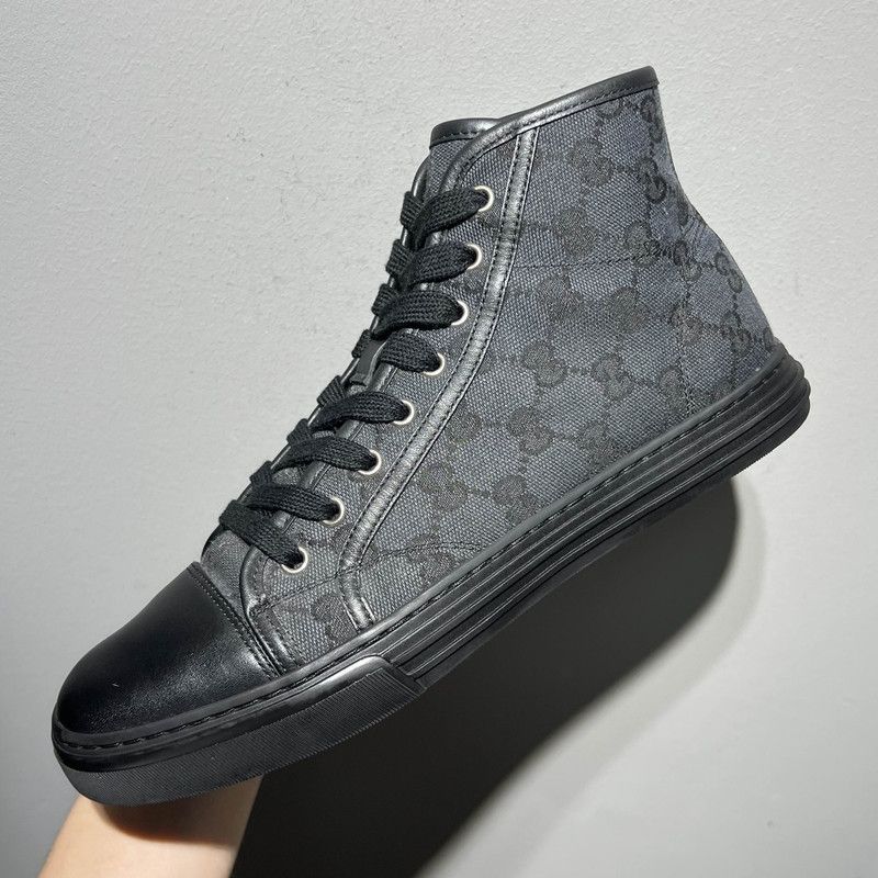 Gucci Gucci Retro GG Canvas High-Top Sneakers Size US 7.5 / EU 40-41 - 12 Thumbnail