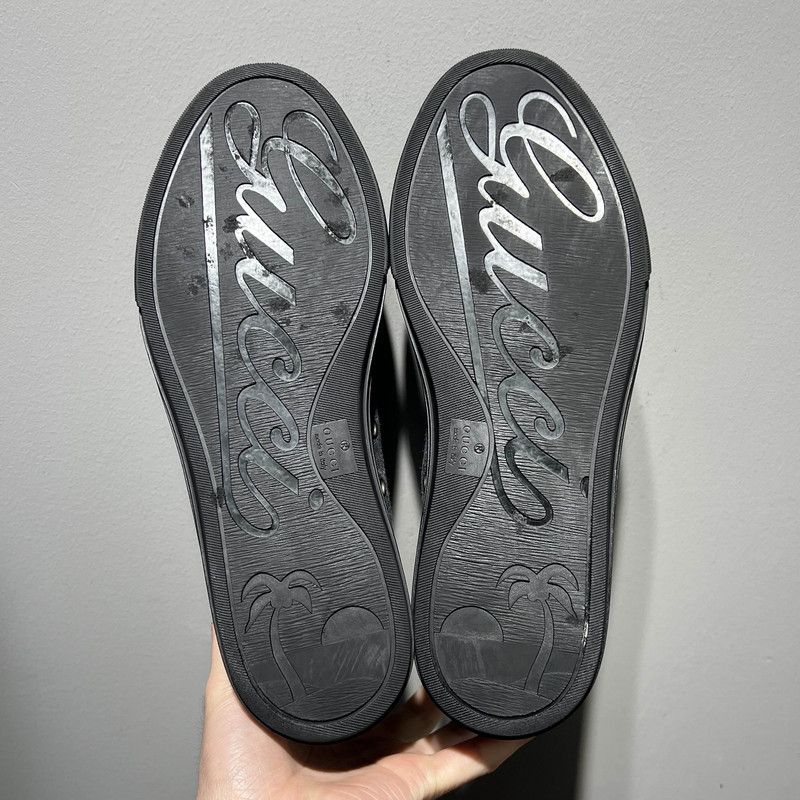 Gucci Gucci Retro GG Canvas High-Top Sneakers Size US 7.5 / EU 40-41 - 4 Thumbnail