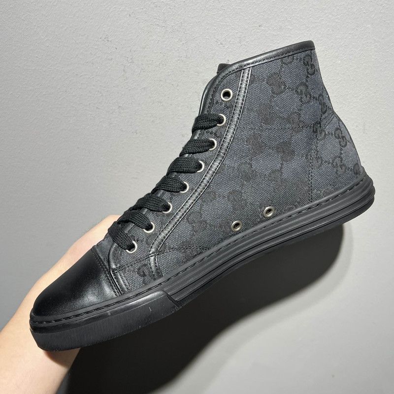 Gucci Gucci Retro GG Canvas High-Top Sneakers Size US 7.5 / EU 40-41 - 15 Thumbnail