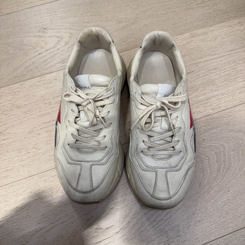 Gucci Gucci Rhyton Leather Low-Top Sneakers Size US 9.5 / EU 42-43 - 2 Thumbnail