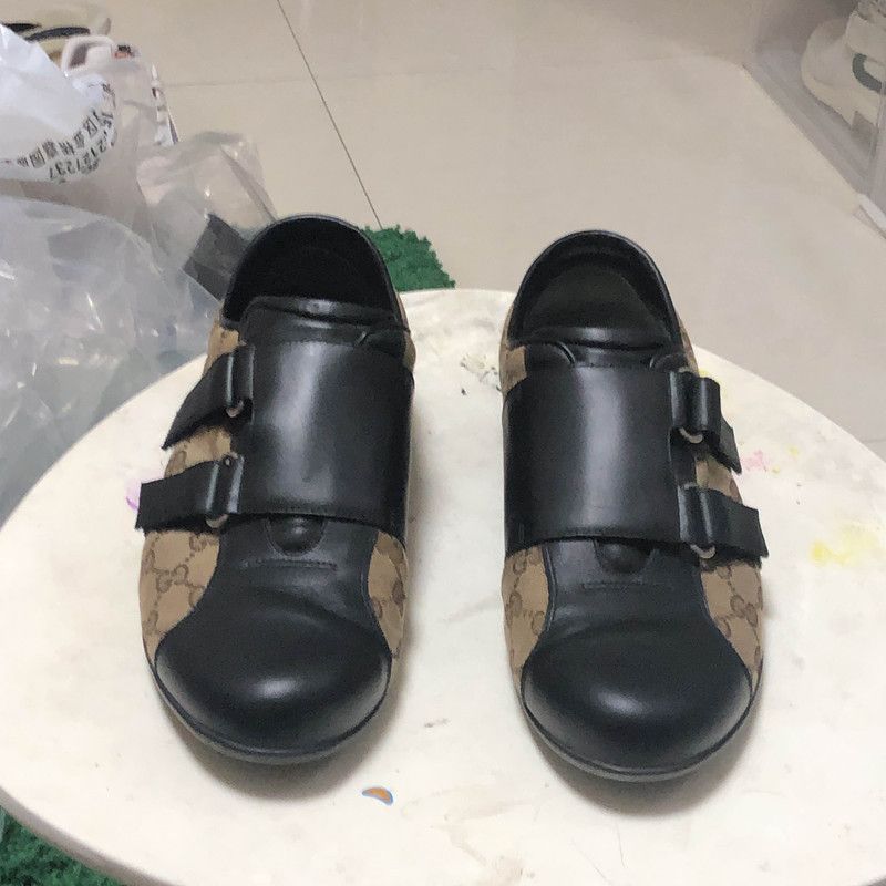 Gucci Gucci Brown Velcro Casual Shoes for Men Size US 8.5 / EU 41-42 - 2 Thumbnail