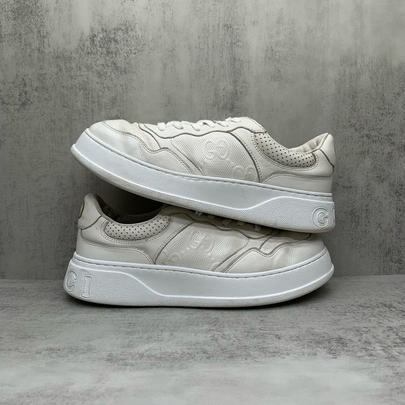 Gucci Gucci GG Logo Casual Fashion Sneakers for Men Size US 8.5 / EU 41-42 - 2 Thumbnail