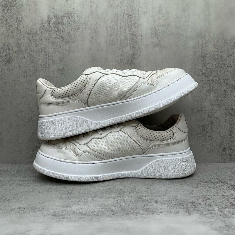 Gucci Gucci GG Logo Casual Fashion Sneakers for Men Size US 8.5 / EU 41-42 - 3 Thumbnail