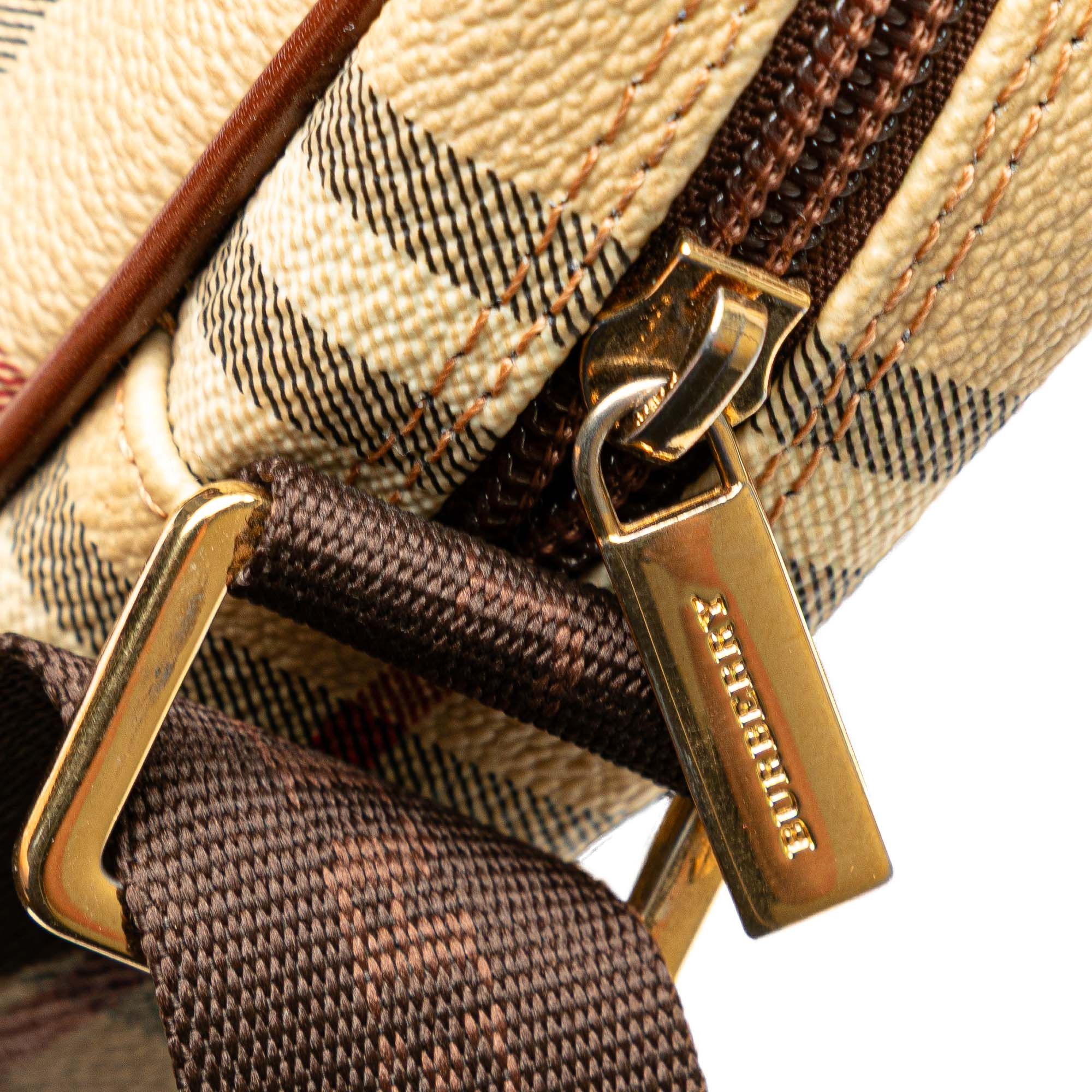 Burberry Burberry Haymarket Check Coated Canvas Crossbody Size ONE SIZE - 8 Thumbnail