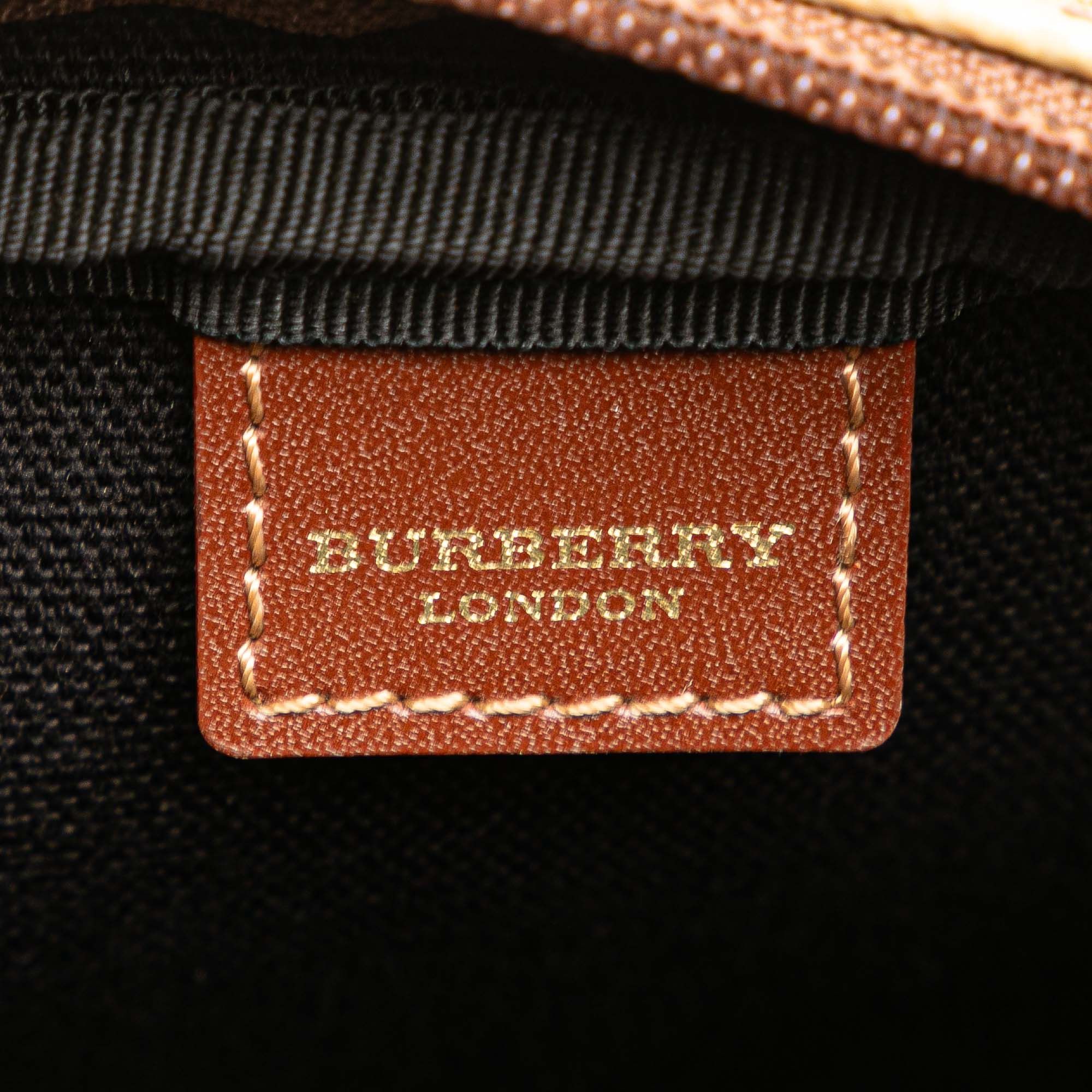 Burberry Burberry Haymarket Check Coated Canvas Crossbody Size ONE SIZE - 5 Thumbnail