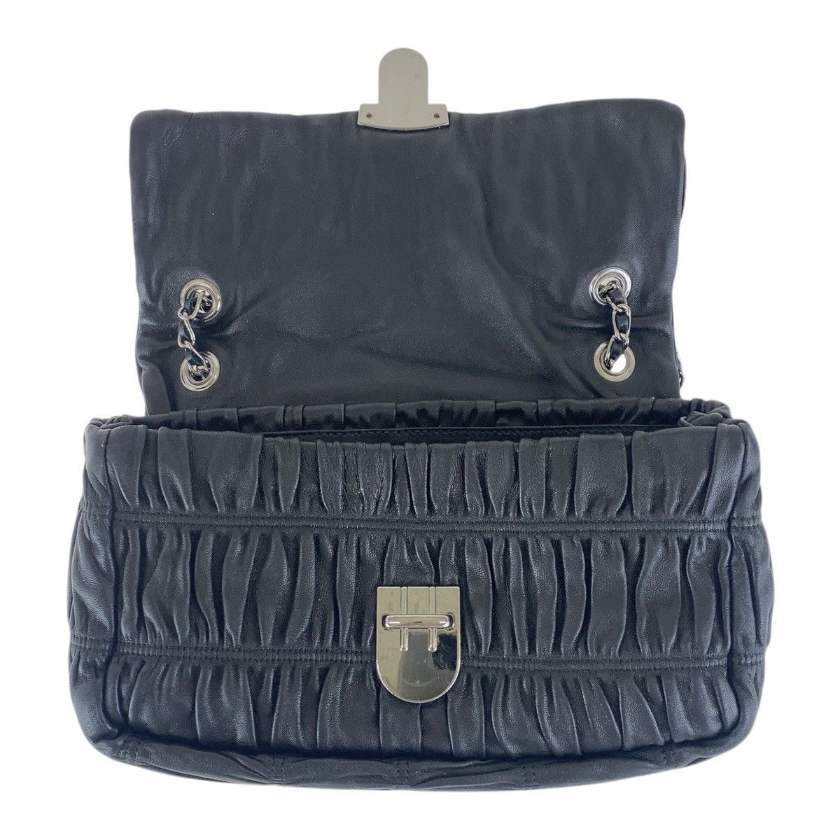 Prada Prada Prada Gaufre Leather Shoulder Bag Leather Crossbody Bag DUTY FREE for USA Size ONE SIZE - 7 Thumbnail