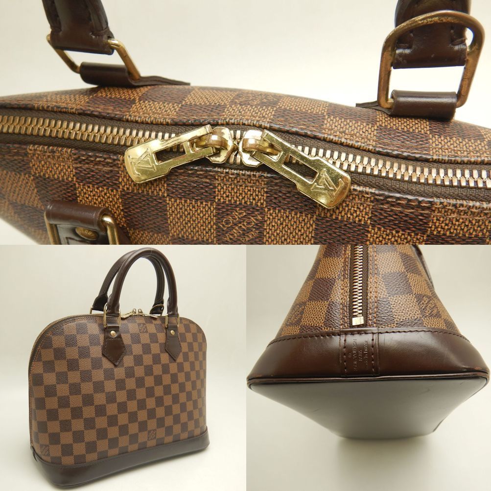 Louis Vuitton Louis Vuitton Louis Vuitton Alma Damier Handbag Canvas Handbag N51131 Size ONE SIZE - 6 Thumbnail