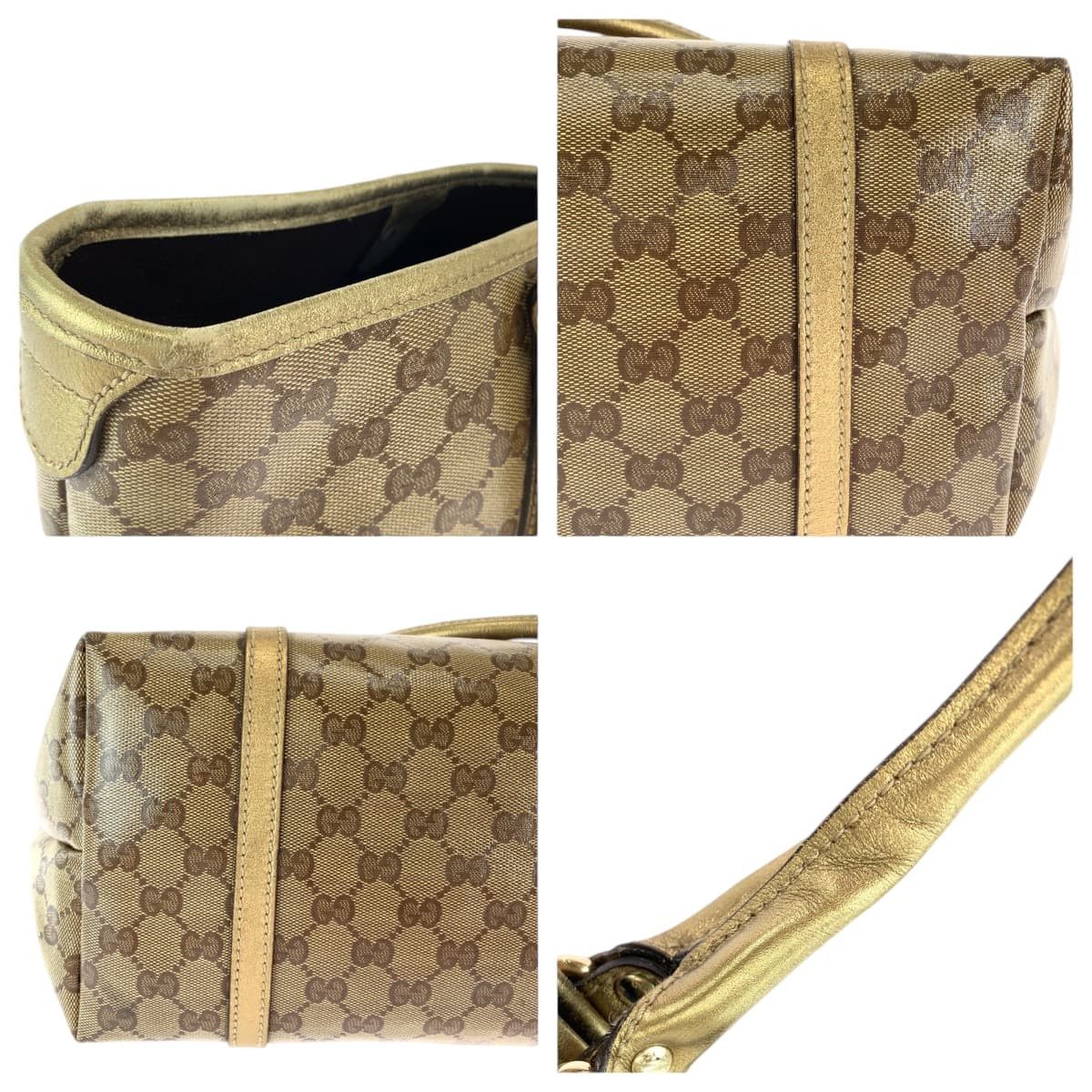 Gucci Gucci Gucci GG Crystal GG Supreme Canvas 2way Bag Canvas Shoulder Bag 197953 DUTY FREE for USA Size ONE SIZE - 6 Thumbnail