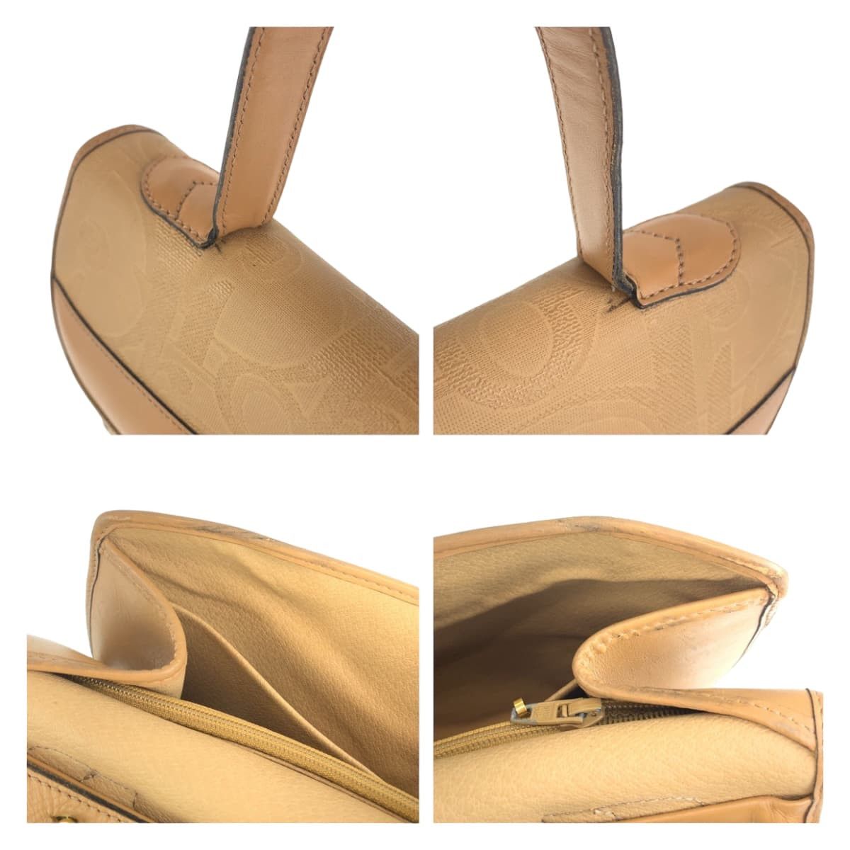 Dior Dior Dior Trotter Coated Canvas/Leather 2way bag Canvas Shoulder Bag DUTY FREE for USA Size ONE SIZE - 4 Thumbnail